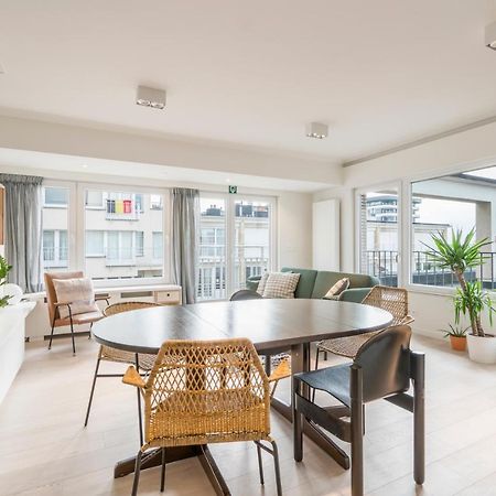 Ferienwohnung Modern And Bright Seaside App W Seaview & Terrace Ostende Exterior foto