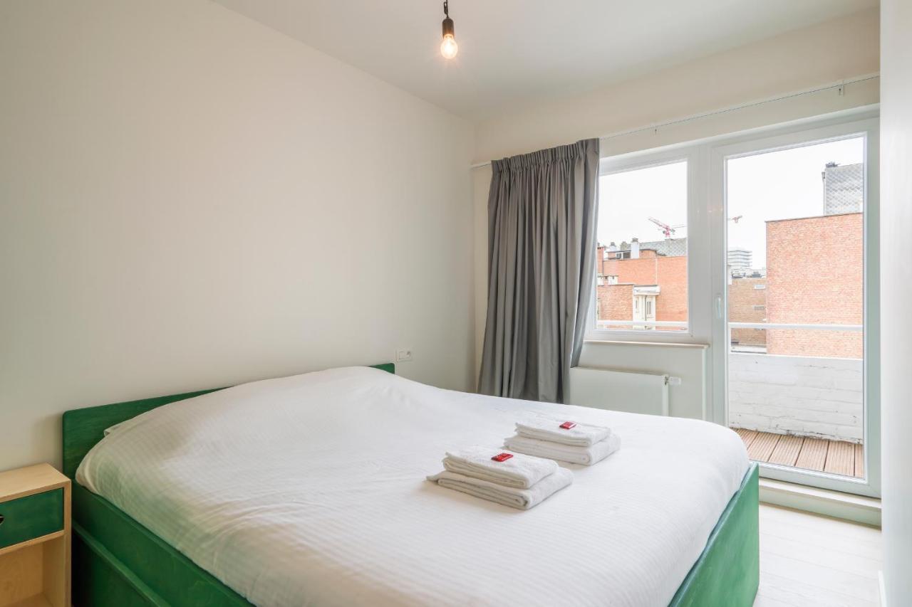 Ferienwohnung Modern And Bright Seaside App W Seaview & Terrace Ostende Exterior foto