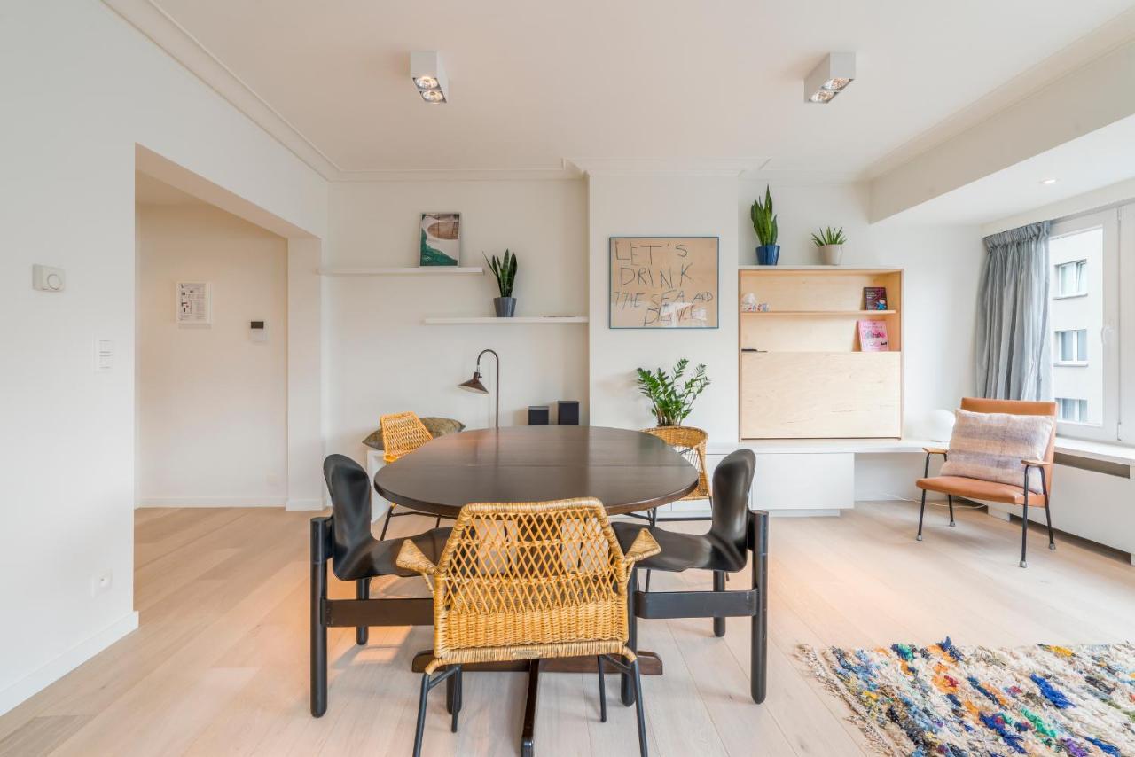 Ferienwohnung Modern And Bright Seaside App W Seaview & Terrace Ostende Exterior foto
