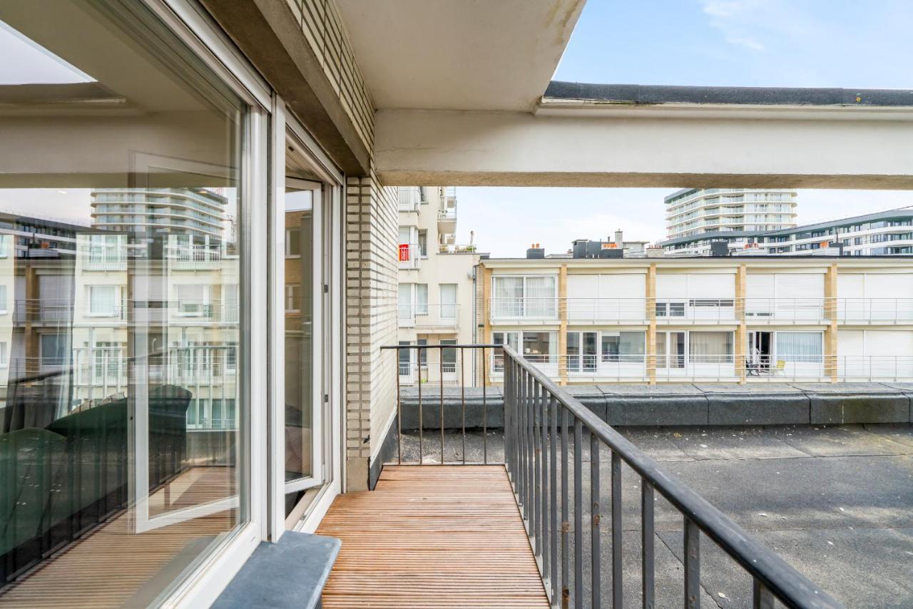 Ferienwohnung Modern And Bright Seaside App W Seaview & Terrace Ostende Exterior foto